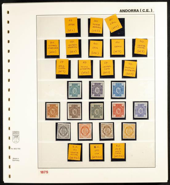 466 | Andorra. Lots and Collections. Colonies