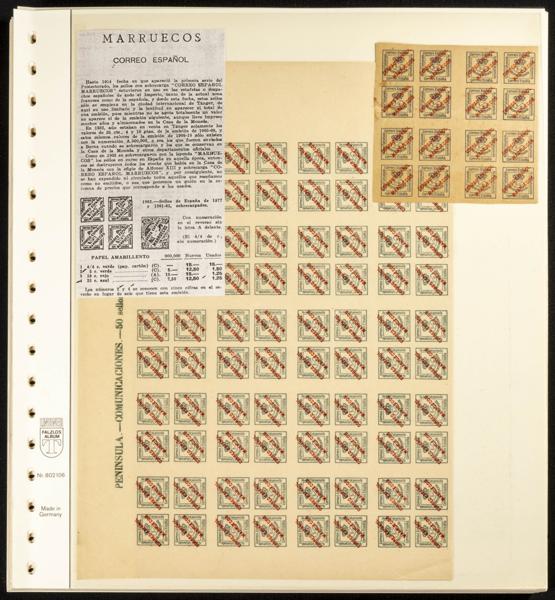 502 | Spanish Marocco. Lots and Collections. Colonies