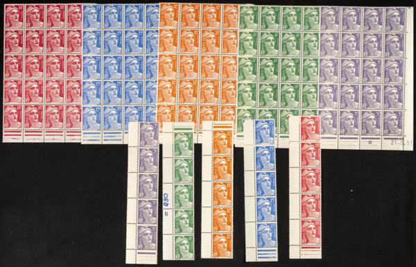 567 | France. Sets and stamps stock