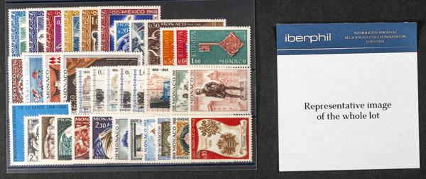 595 | Monaco. Sets and stamps stock