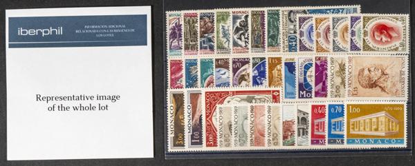 596 | Monaco. Sets and stamps stock