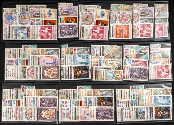 599 | Monaco. Sets and stamps stock