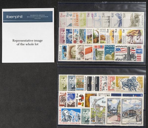 613 | Monaco. Sets and stamps stock