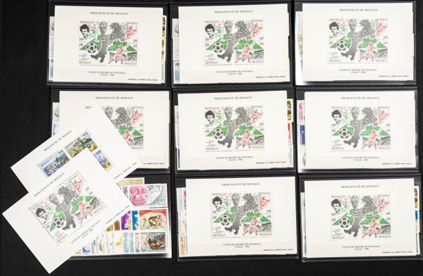 617 | Monaco. Sets and stamps stock
