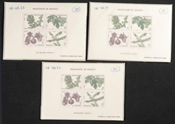 628 | Monaco. Sets and stamps stock