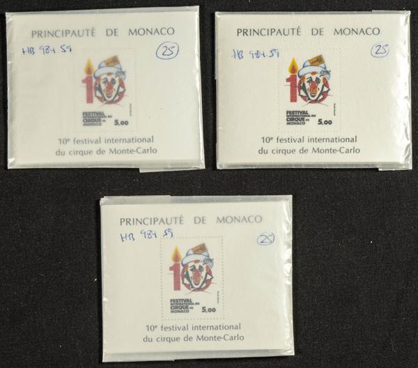 629 | Monaco. Sets and stamps stock