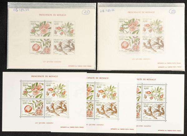 633 | Monaco. Sets and stamps stock