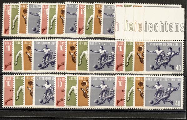 656 | Liechtenstein. Sets and stamps stock