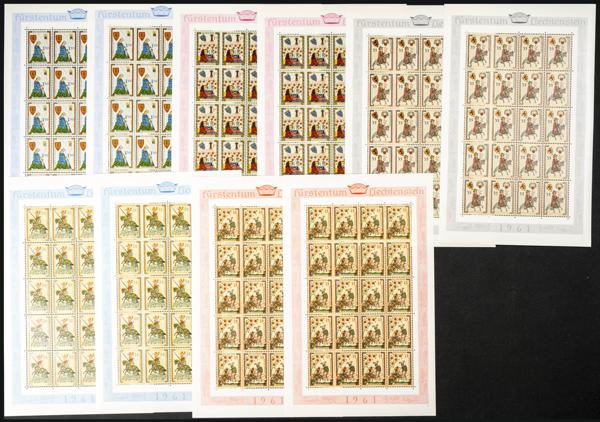 662 | Liechtenstein. Sets and stamps stock