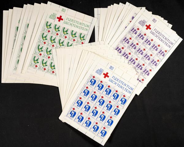 664 | Liechtenstein. Sets and stamps stock