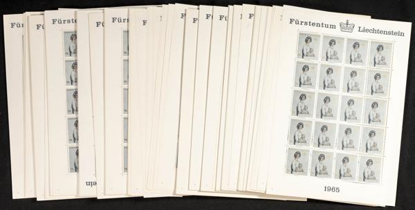 671 | Liechtenstein. Sets and stamps stock