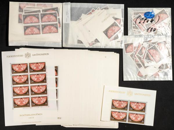 679 | Liechtenstein. Sets and stamps stock