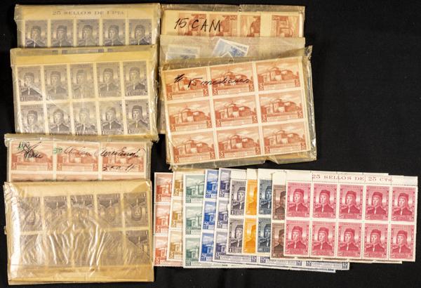 67 | Spanish Collection. Sets and stamps stock