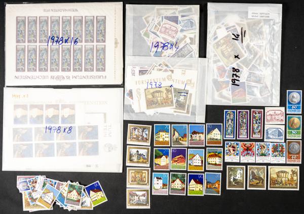 681 | Liechtenstein. Sets and stamps stock