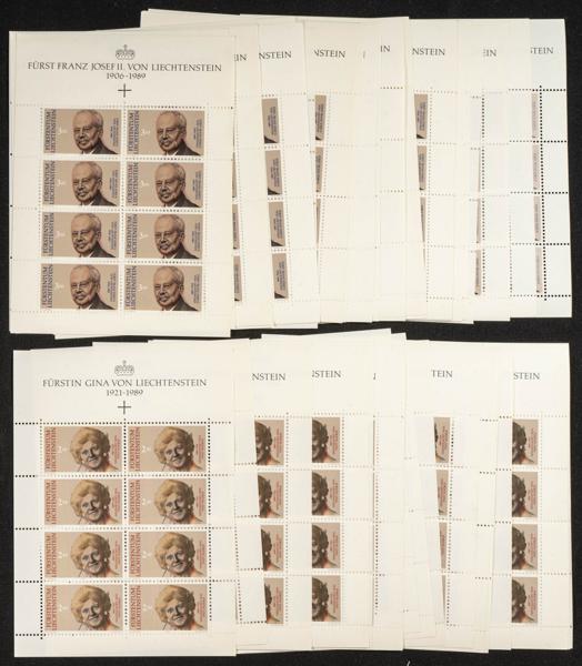 694 | Liechtenstein. Sets and stamps stock