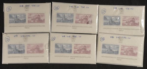 699 | Liechtenstein. Sets and stamps stock