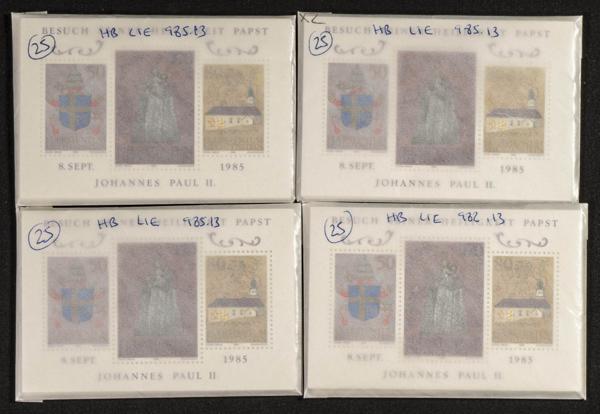 701 | Liechtenstein. Sets and stamps stock