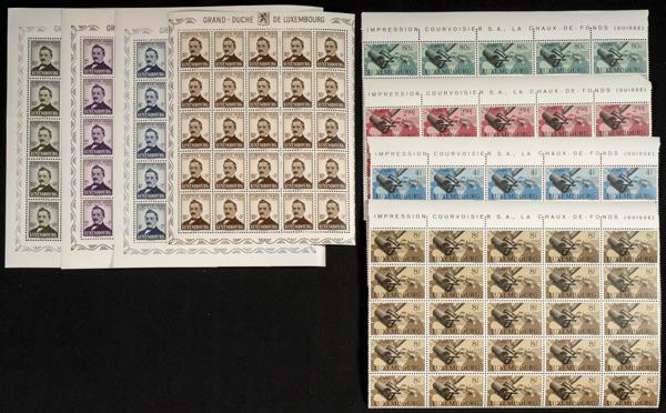 714 | Luxembourg. Sets and stamps stock