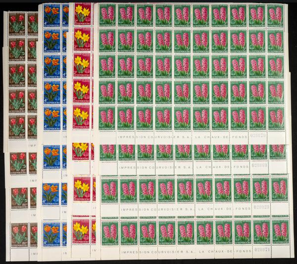 726 | Luxembourg. Sets and stamps stock