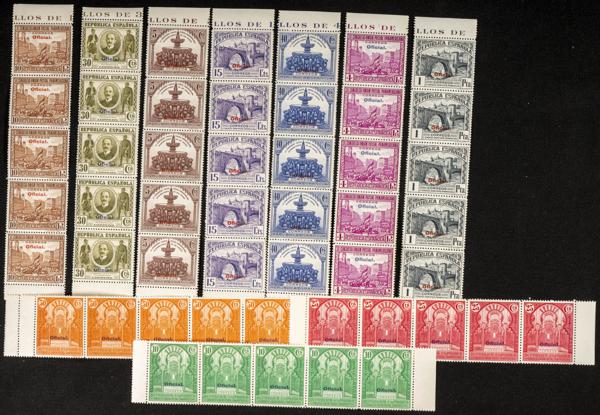 72 | Spanish Collection. Sets and stamps stock