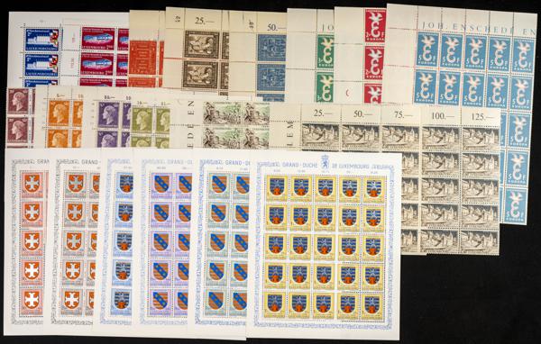 733 | Luxembourg. Sets and stamps stock