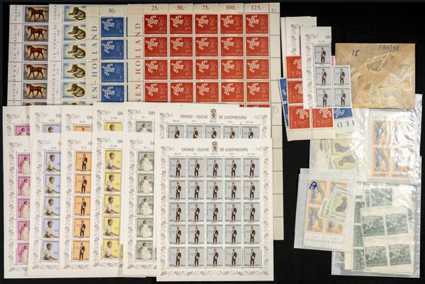 737 | Luxembourg. Sets and stamps stock