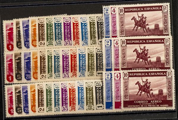 73 | Spanish Collection. Sets and stamps stock