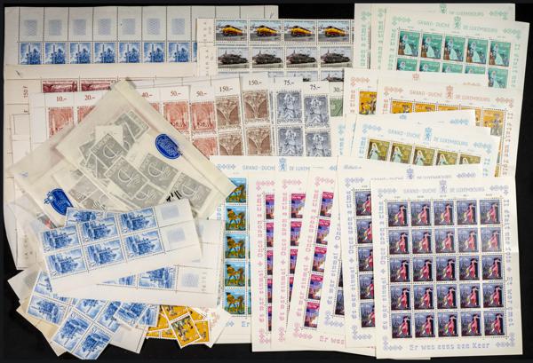 744 | Luxembourg. Sets and stamps stock