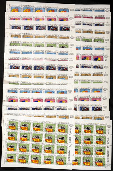 766 | Luxembourg. Sets and stamps stock