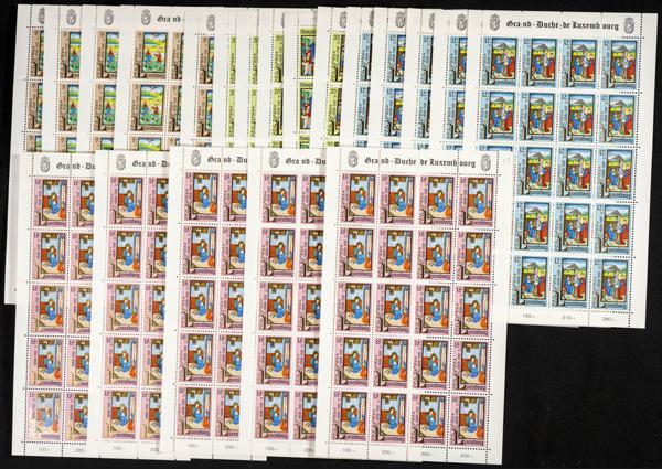 776 | Luxembourg. Sets and stamps stock