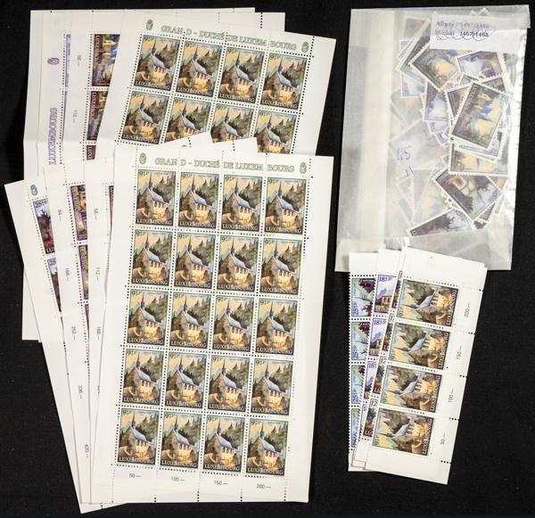 778 | Luxembourg. Sets and stamps stock