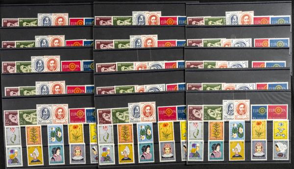 809 | Netherlands. Sets and stamps stock