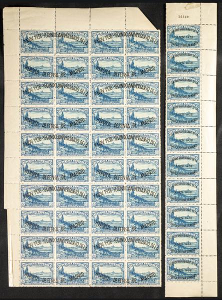 80 | Spanish Collection. Sets and stamps stock