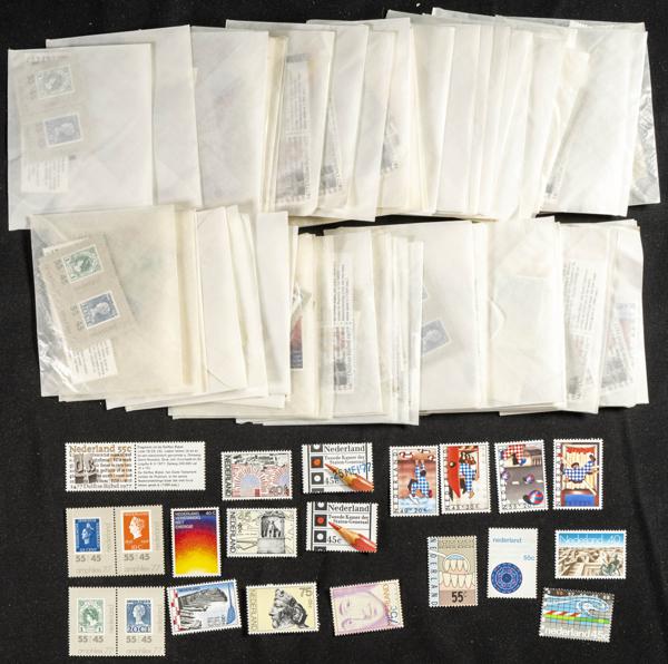 828 | Netherlands. Sets and stamps stock