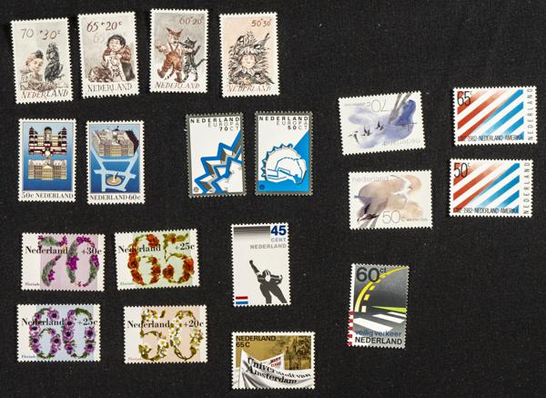834 | Netherlands. Sets and stamps stock