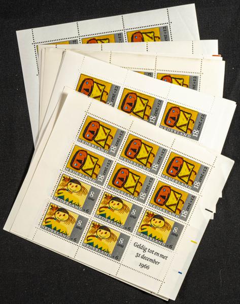 843 | Netherlands. Sets and stamps stock