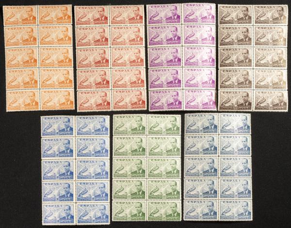 96 | Spanish Collection. Sets and stamps stock