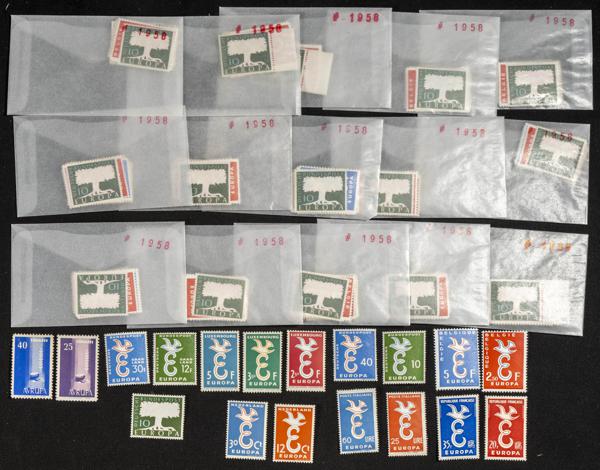 974 | Theme Europa. Sets and stamps stock