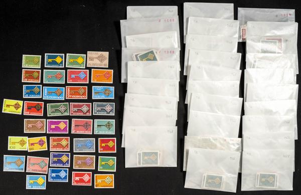 981 | Theme Europa. Sets and stamps stock
