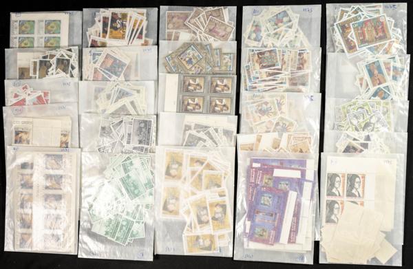 986 | Theme Europa. Sets and stamps stock