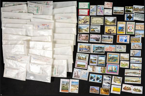 988 | Theme Europa. Sets and stamps stock