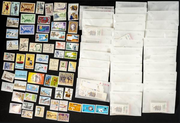 990 | Theme Europa. Sets and stamps stock