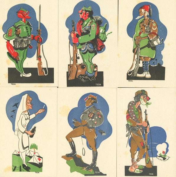 905 | Civil War. Nationalist Postcard