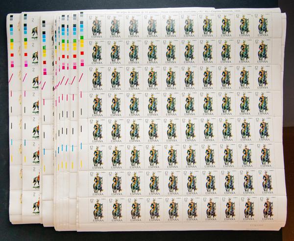 104 | Spanish Collection. Sets and stamps stock