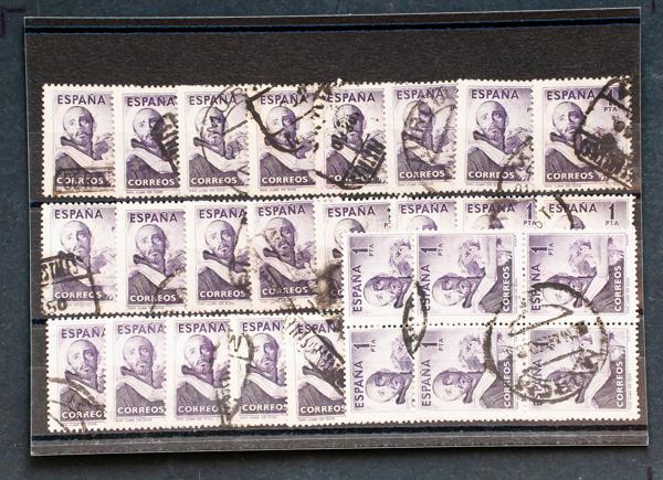 73 | Spanish Collection. Sets and stamps stock