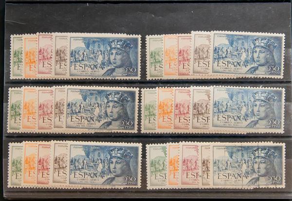 76 | Spanish Collection. Sets and stamps stock