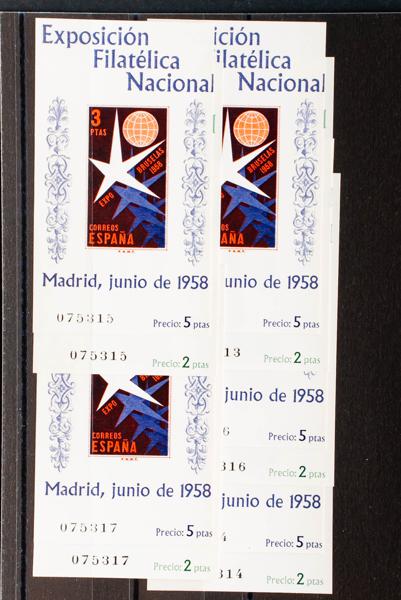 80 | Spanish Collection. Sets and stamps stock