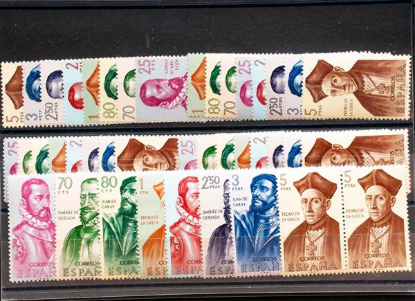 94 | Spanish Collection. Sets and stamps stock