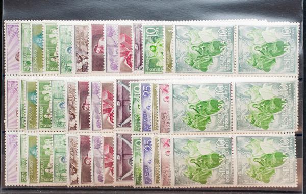 95 | Spanish Collection. Sets and stamps stock