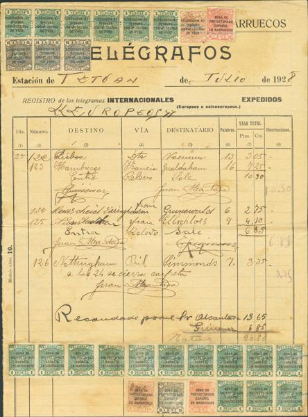 1737 | Marruecos. Telégrafos
